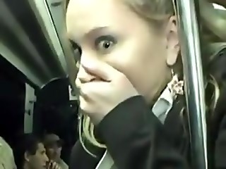 Bus, Public, Upskirt, Public nudity, Interracial, Blonde, Cumshot, Pornstar, Cum, Skirt