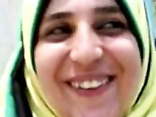 Arab, Outdoor, Hijab, Mature