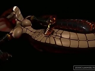 3d, Cartoon, Lingerie, Masturbation